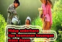 hidup sederhana