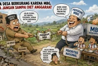 berebutan anggaran antara Dana desa dan MBG